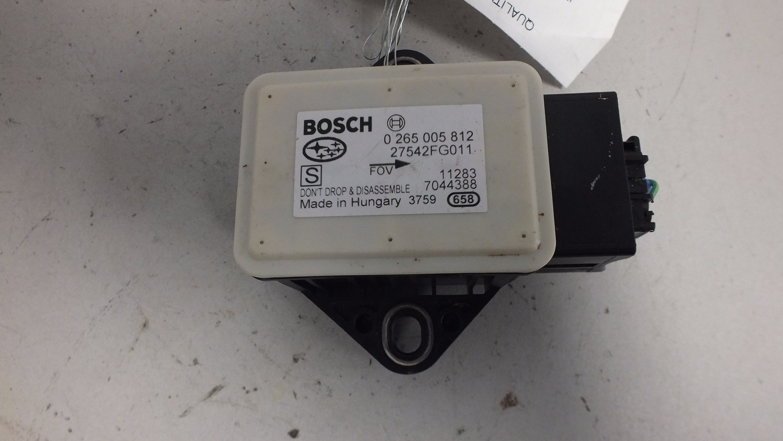 08 09 10 11 12 13 SUBARU FORESTER STABILITY CONTROL MODULE 27542FG011 #1162