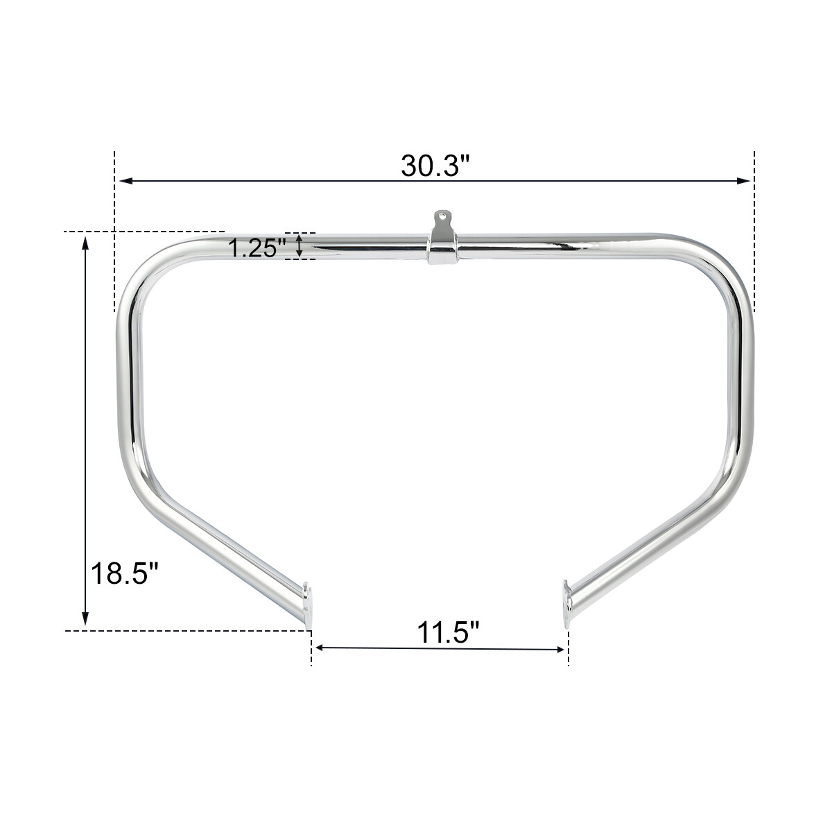 Engine Guard Bar & Fairing Support Bracket For Harley Touring Road Glide 15-23