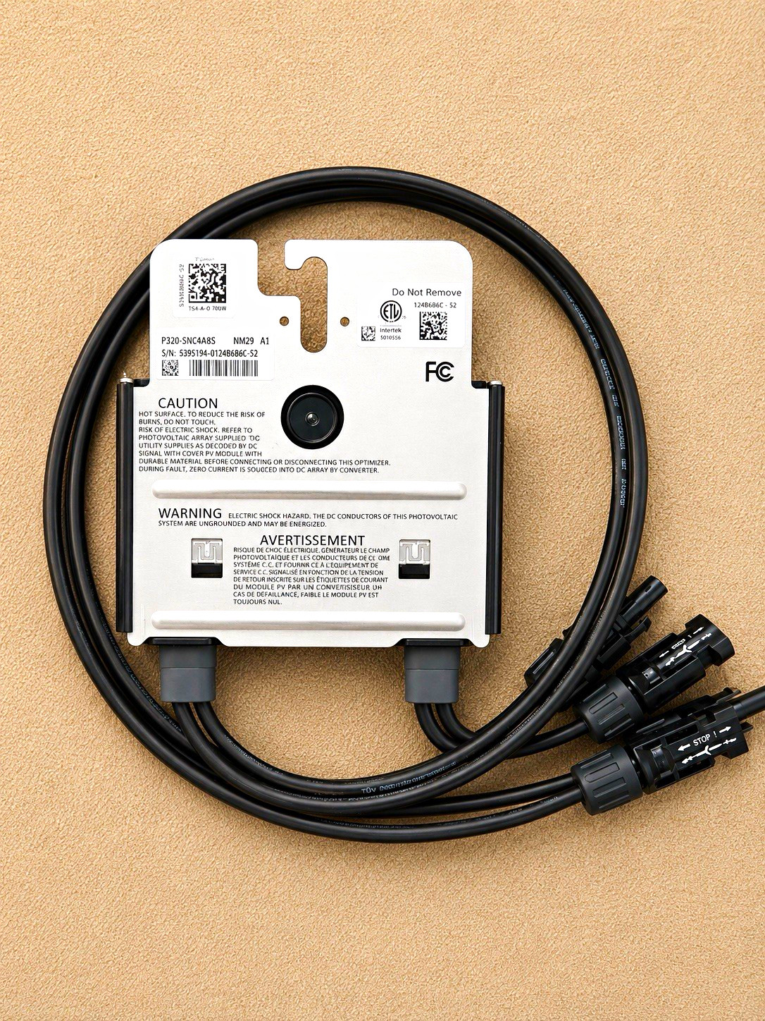 SolarEdge P320 Power Optimizer P320-SNC4A8S 320W 5-60V 15A MC4