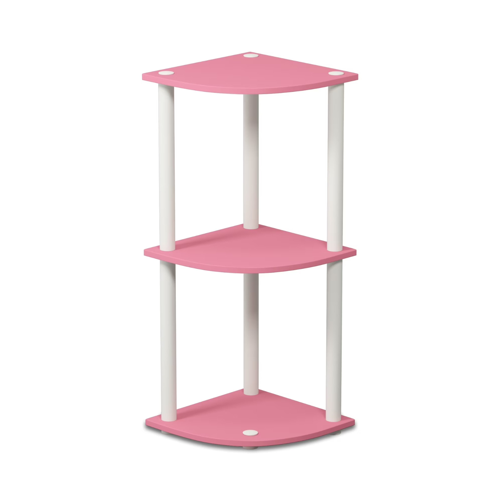 Bookcase Bookshelf Small Slim Vertical For Short Thin Narrow Corner Shelf 3 Tier