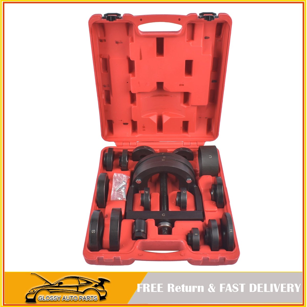Master Wheel Hub & Bearing Removal and Installation Tool Set C to U Sizes 19pcs