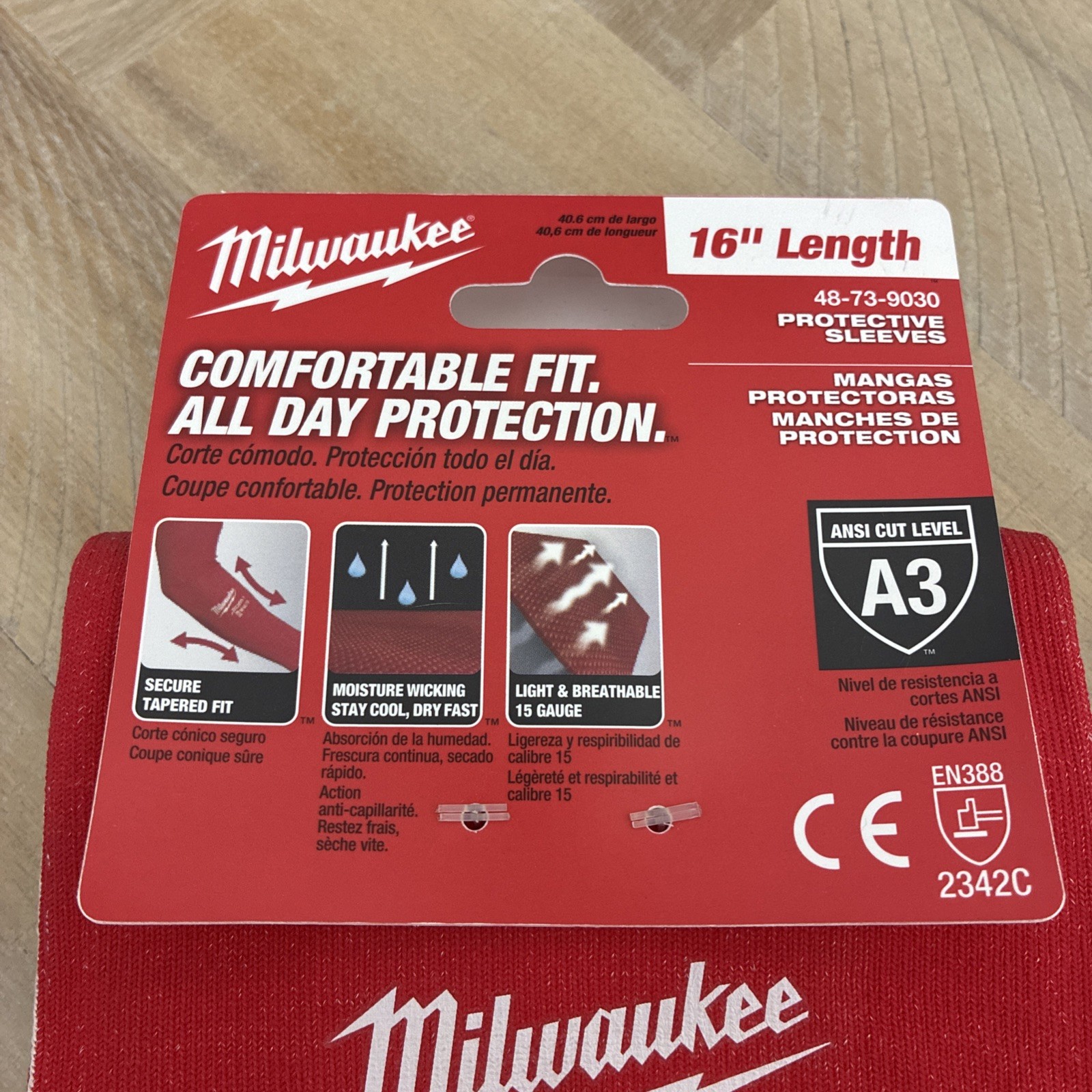 Milwaukee 48-73-9030 16" Cut Level 3 Protective Sleeves