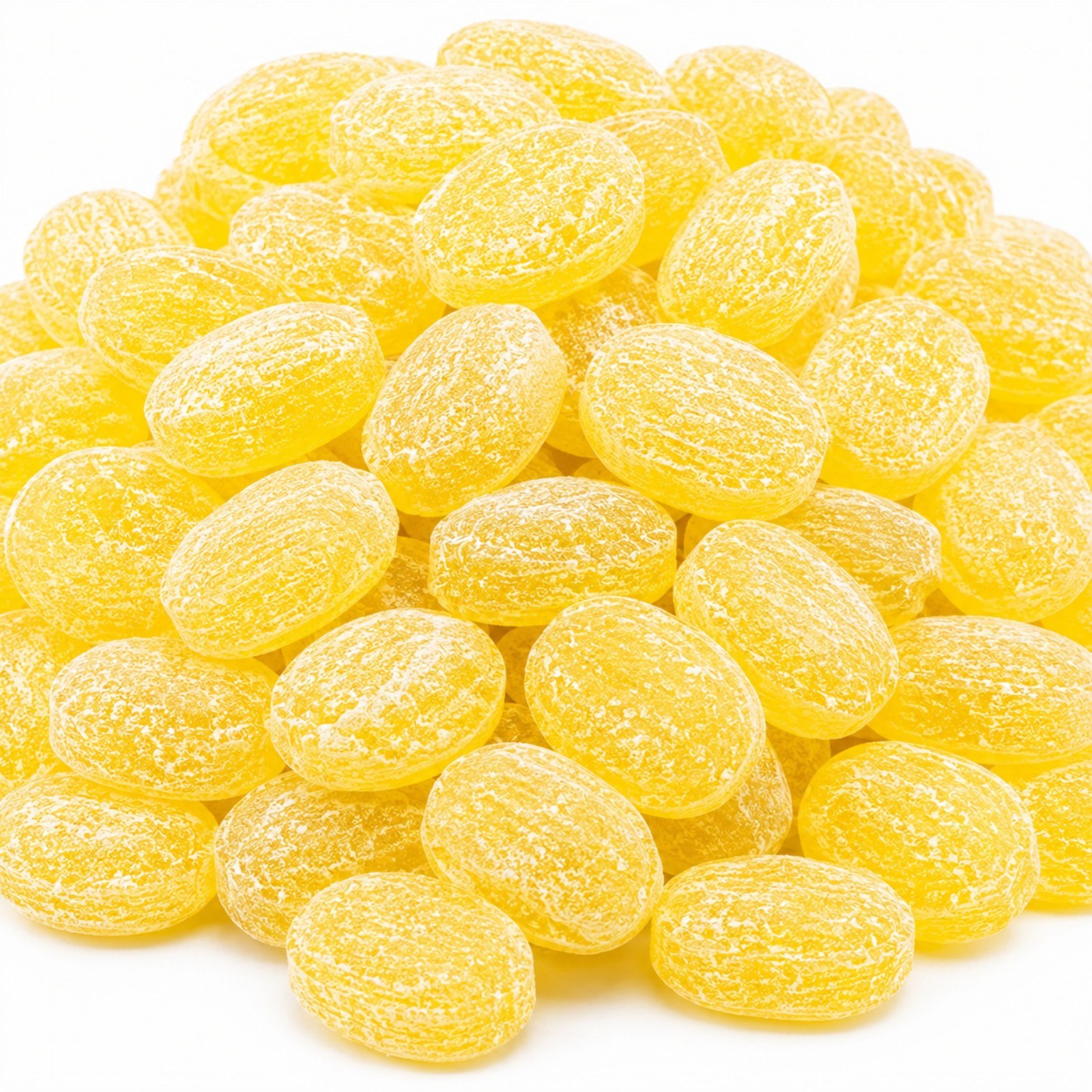 Claeys Sanded Lemon Drops 2  Bulk Bag Old Fashioned Hard Candy Gluten Free