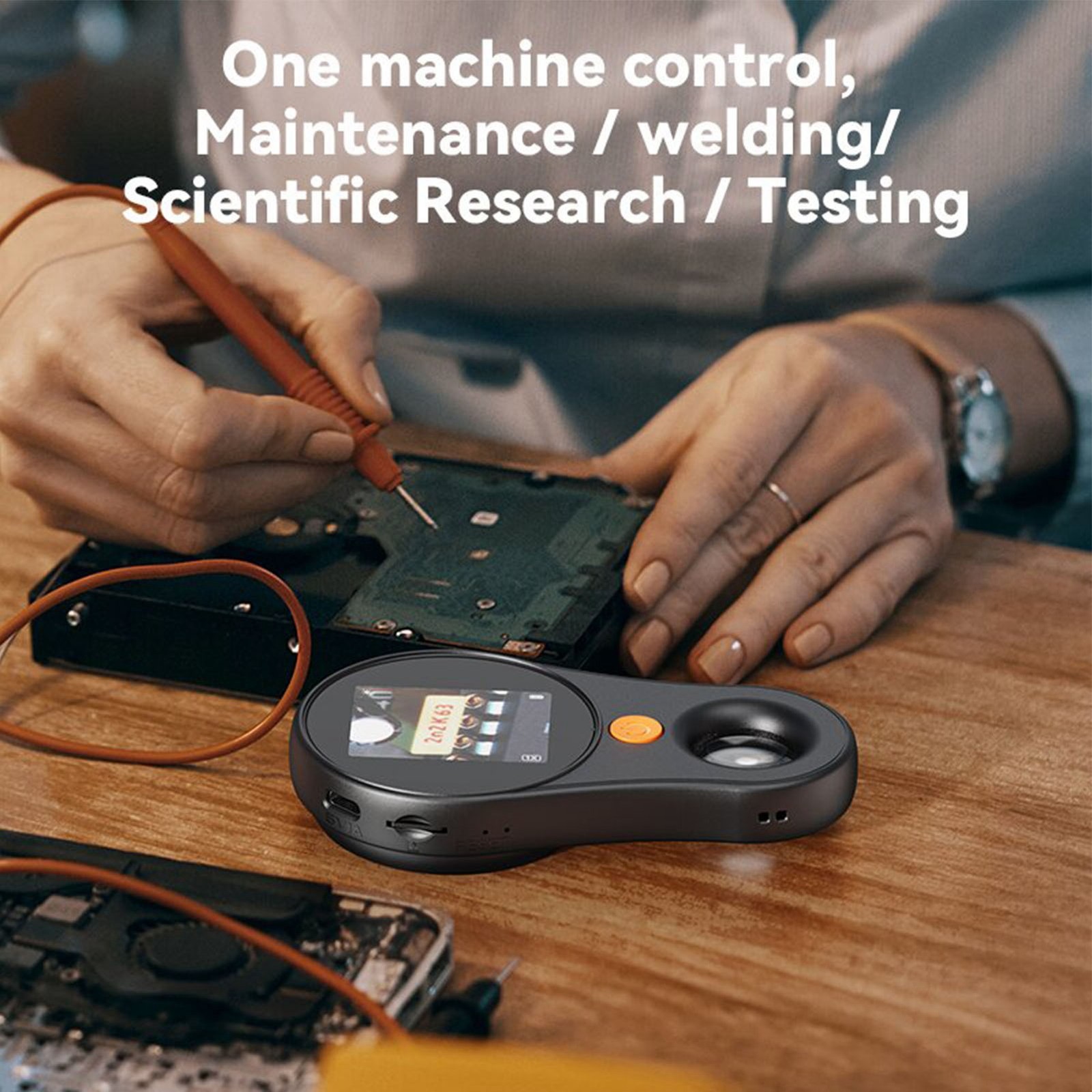 Handheld Digital Microscope 500X Magnification For Maintenance And Inspection