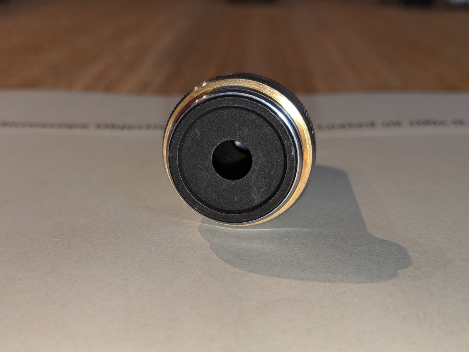 Vintage Microscope Objective Unitron coated oil 100x N.A.1.25 #B