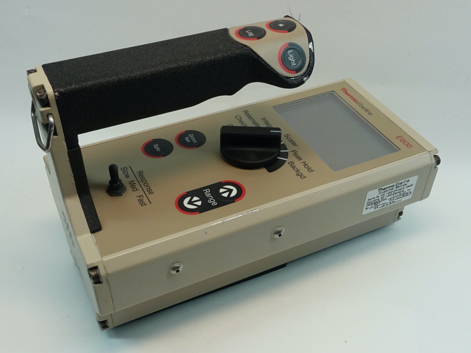 Thermo Eberline E600 Geiger Counter Meter