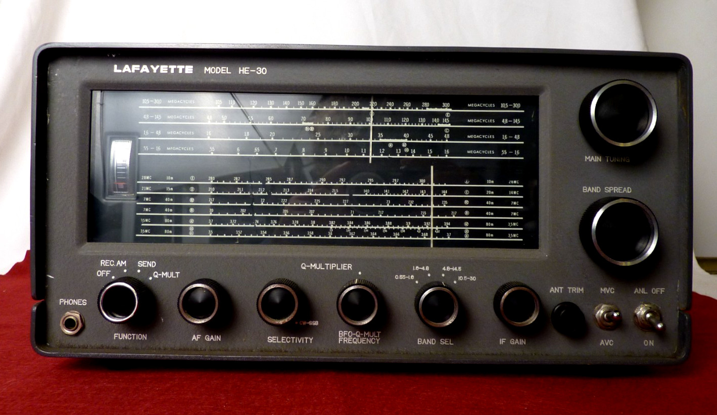 Lafayette HE-30 Communications Receiver Technician Overhaul w/Manual Exc Cond