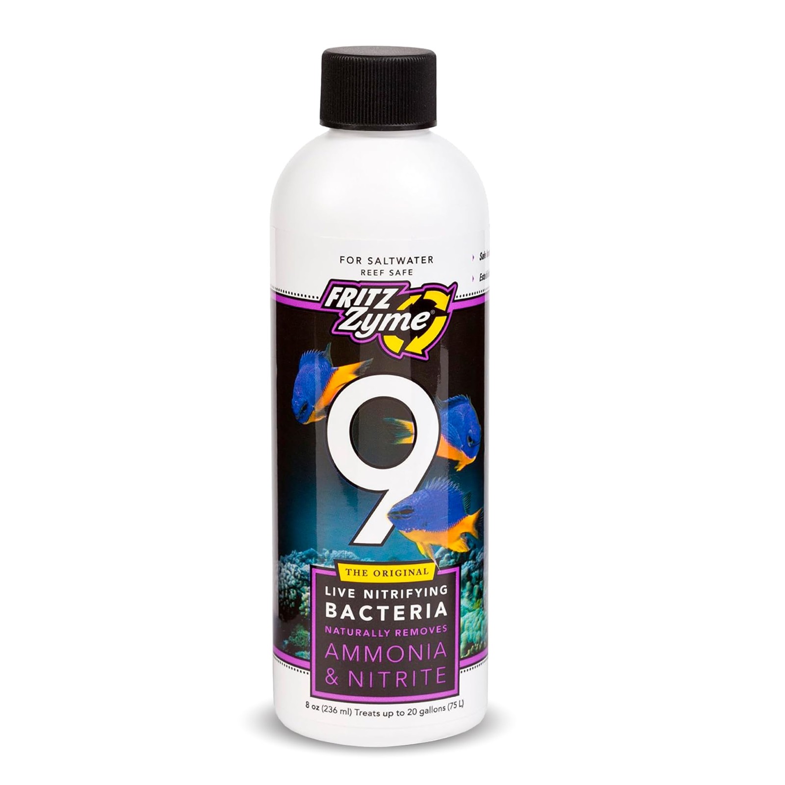 Fritz Aquatics Fritzzyme 9 Live Nitrifying Bacteria Naturally Removes