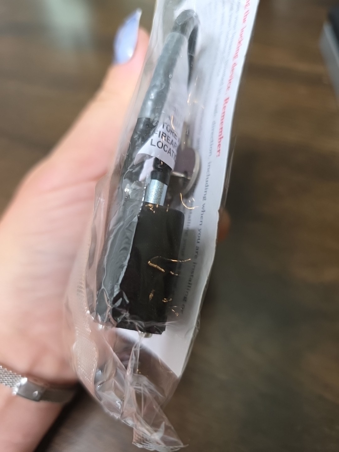 Ruger R11SC3 Firearm Cable Lock With 2 Keys Black 30mm