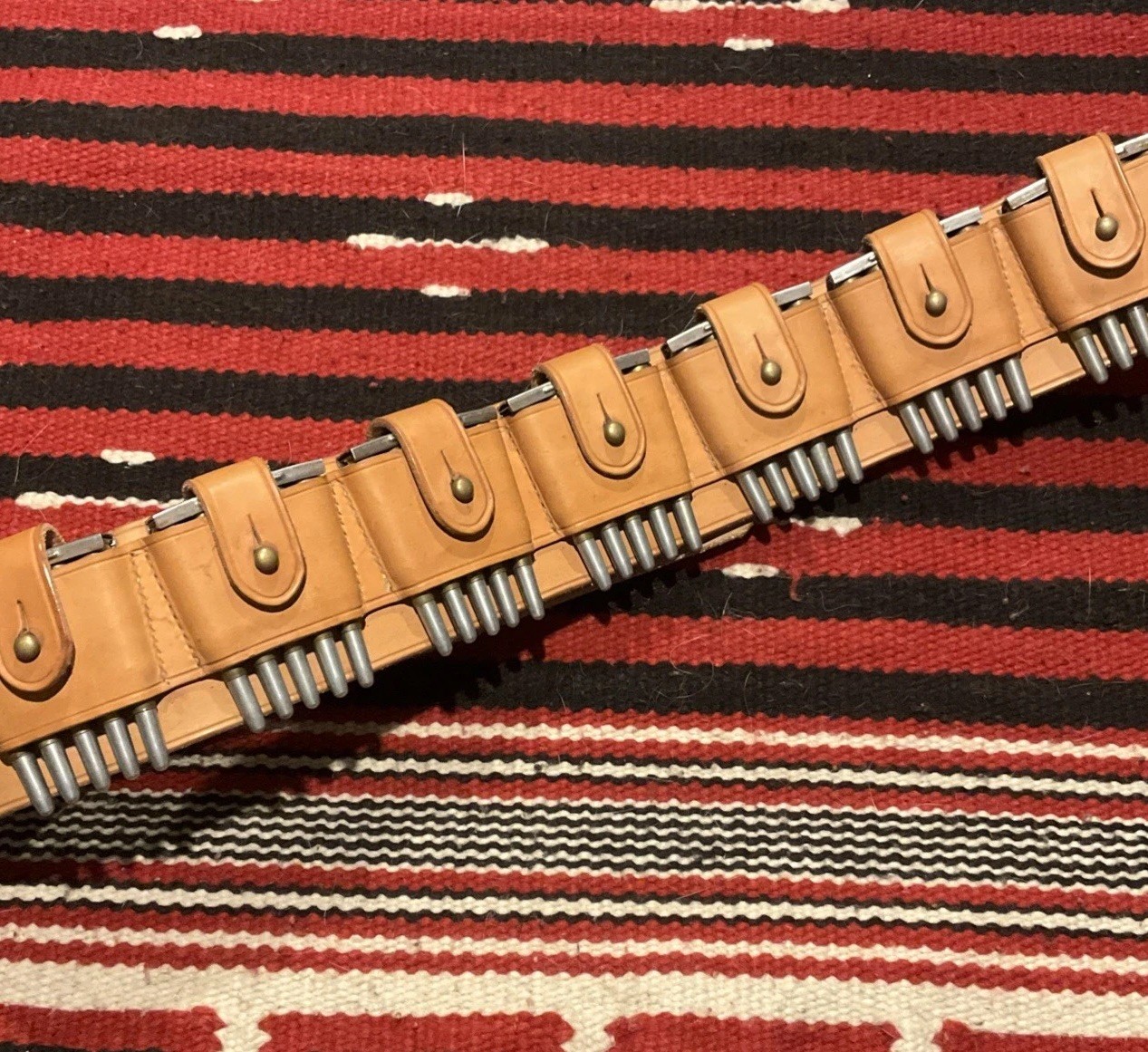 Mexican Mauser Leather Bandolier (reproduction)