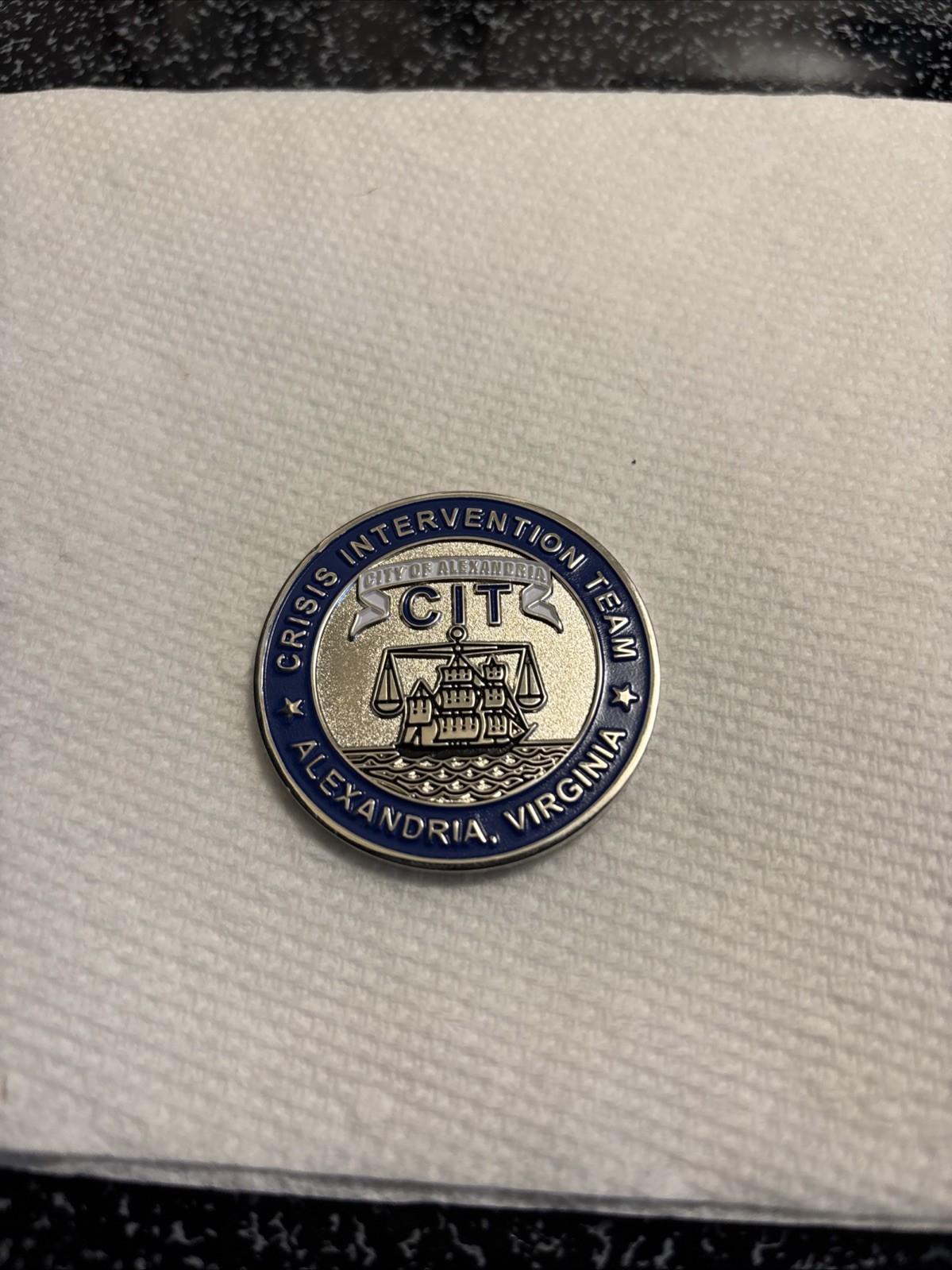 City Of Alexandria, Virginia CIT Challenge Coin.