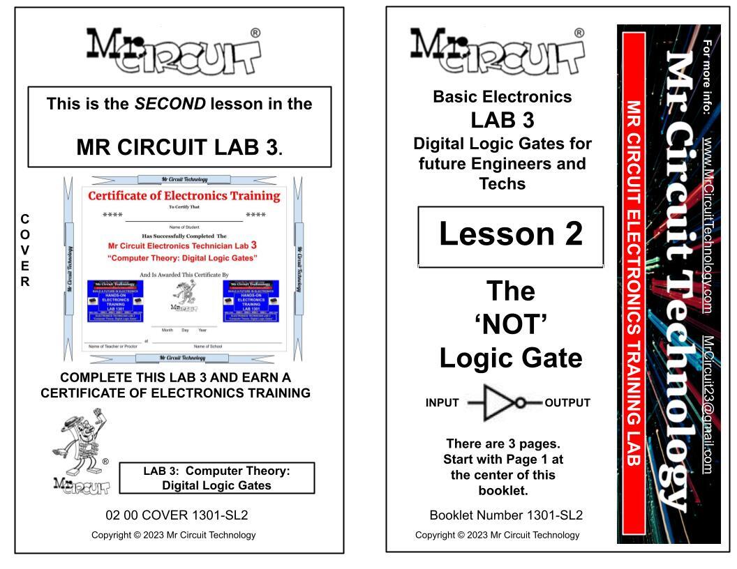 Mr Circuit Lab 3 Learn How Computers Work on the inside - build Logic Gates