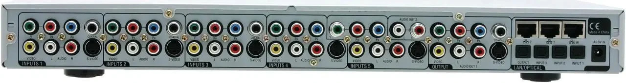 Pelican System Selector Pro 2.0 Audio Video Ethernet LAN Optical Hub Extender !