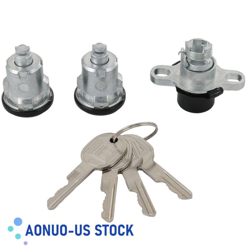 Doors & Hatch Lock Cylinder Set PY472 Fits For Camaro 1993-2002 Firebird
