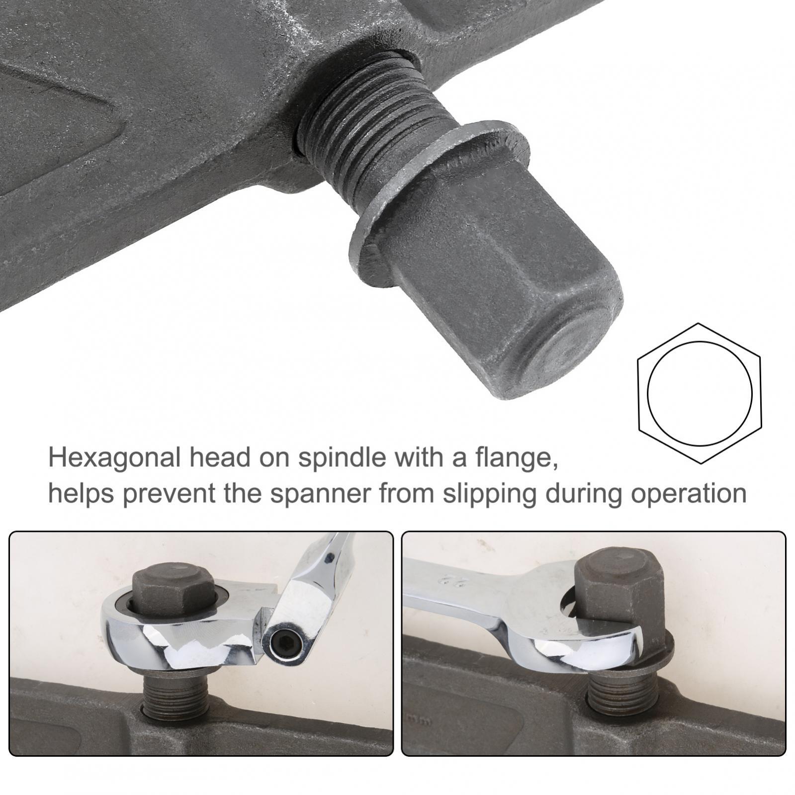 8 Inch 2-Jaw Gear Puller Reversible for External Internal Pulling, Single Hook