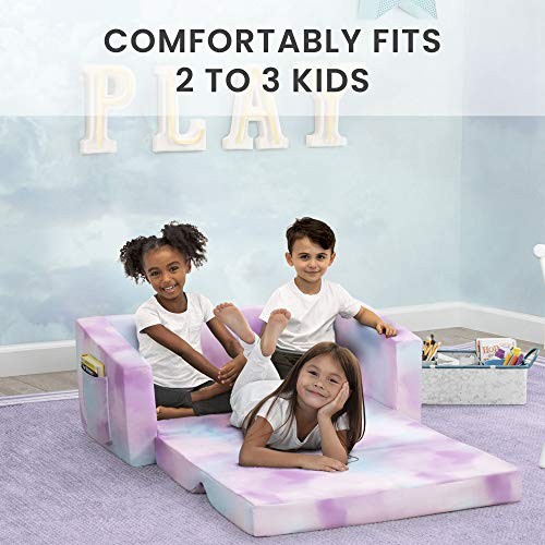 DELTA CHILDREN COZEE 2-IN-1 EXTRA WIDE SOFA LOUNGER-COMFY FLIP - Scratch & Dent