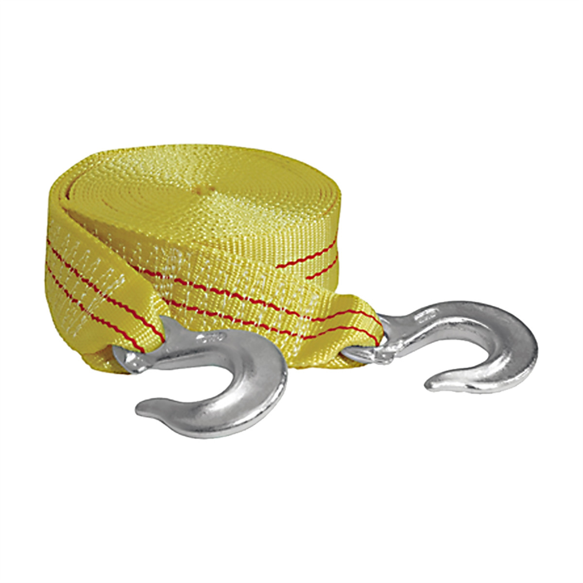 K-Tool 73803 2" x 25' Tow Strap with Forged Hooks at 10,000 lb. Capacity