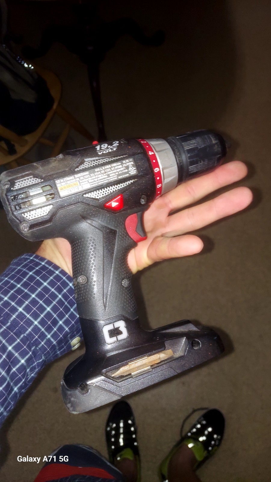 Craftsman 19.2v C3 3/8" Drill / Driver , Model 315.119100-Tool only Tested works