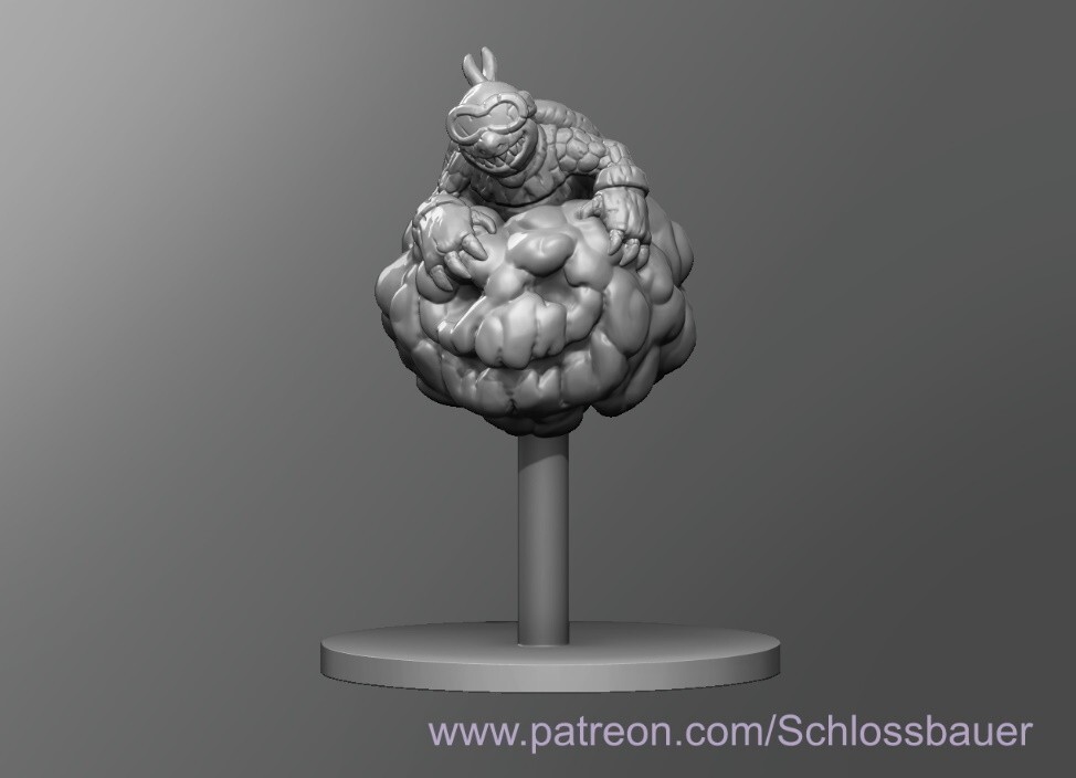 Lakitu Monster Manual 28mm Scale DND D&D Mario Tabletop Miniature SB