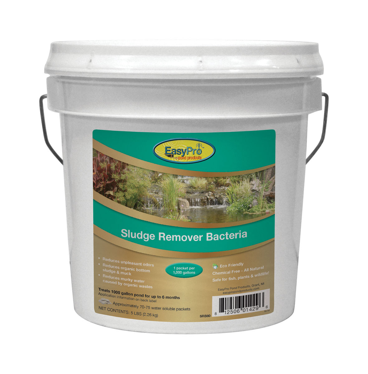 Pond Odor Sludge Remover Bacteria 10LBs 1oz Water Soluble Packs