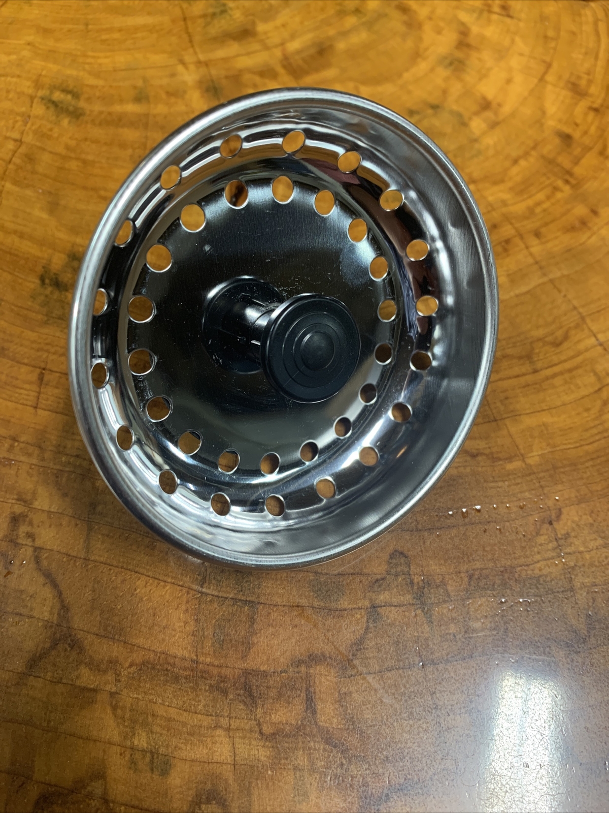 TWO KITCHEN SINK STRAINERS w/STOPPERS & POSTS PEERLESS PRL041 3 1/2" Drain