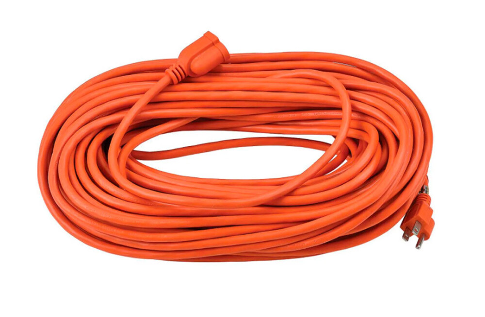 25 Foot Extension Cord, 16/3, Orange