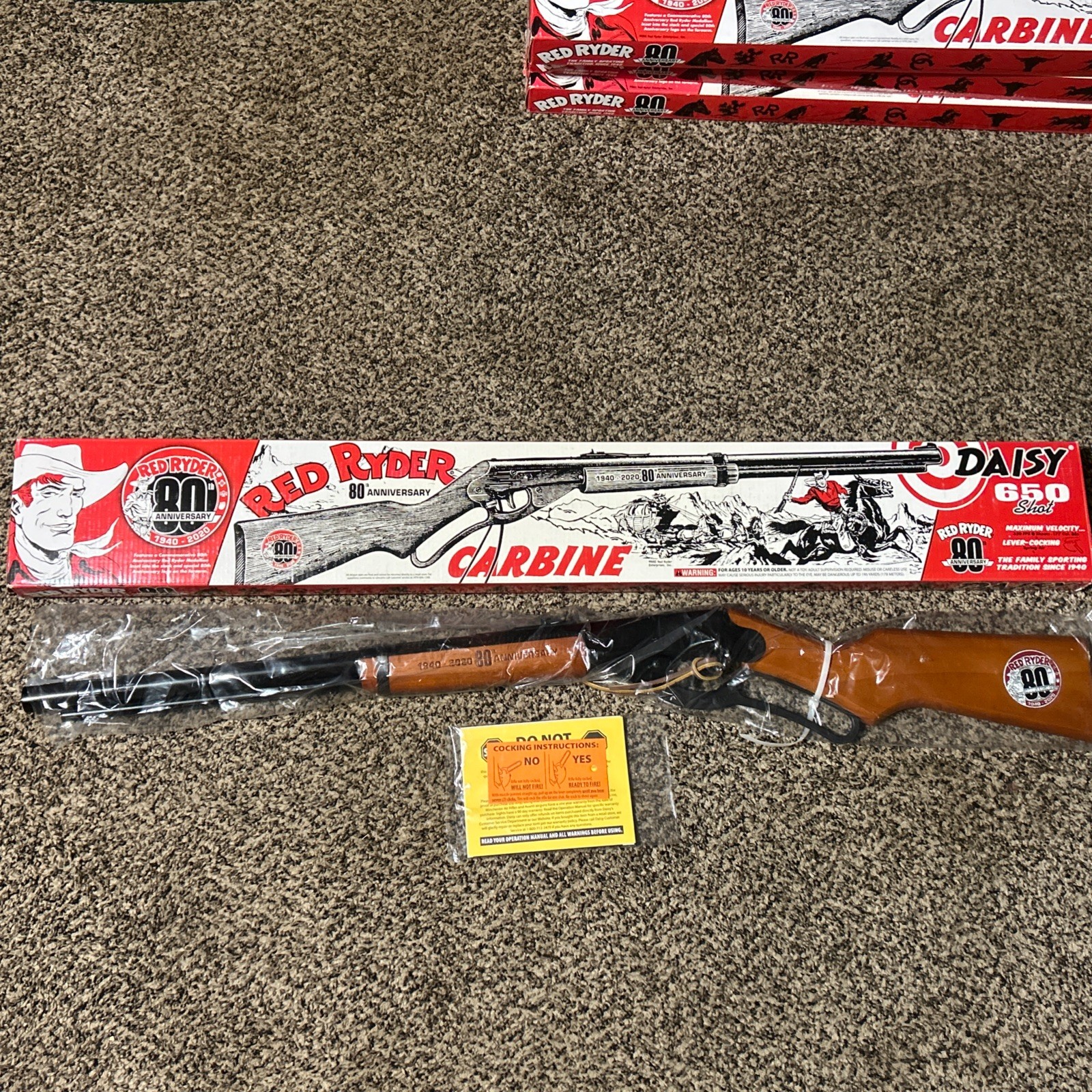 Daisy Red Ryder 650 80th Anniversary BB Gun - NEW in BOX