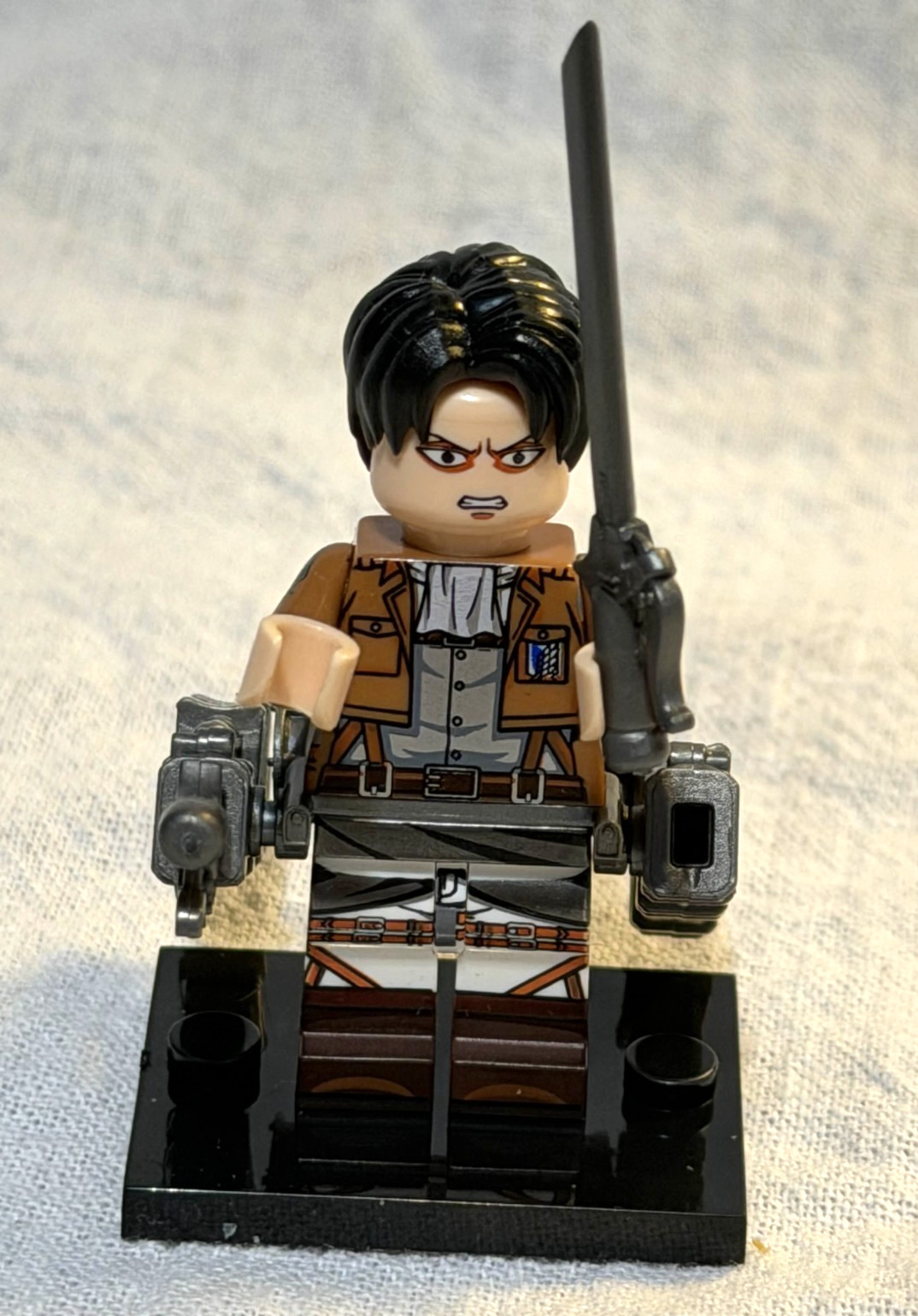 Levi Ackerman- Custom Minifigure- Attack On Titan Themed