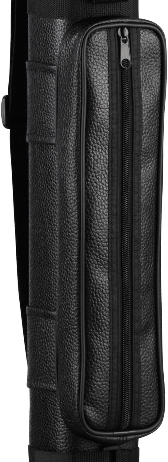 Durable Leatherette Billiard Hard Case for 2-Piece Cues – Secure & Compact