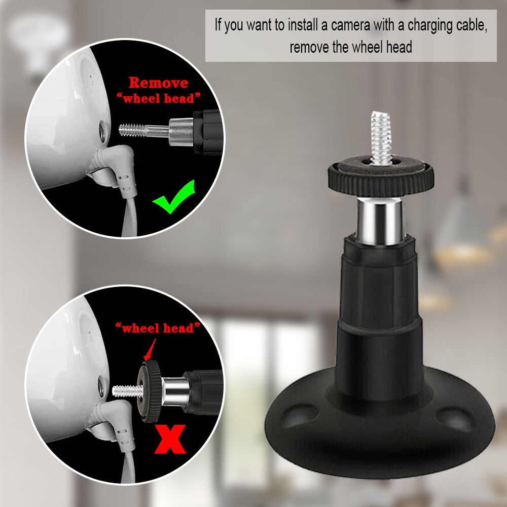 Security Camera Wall Mount Bracket Holder Stand For Arlo Pro/Wyze Cam Pan System