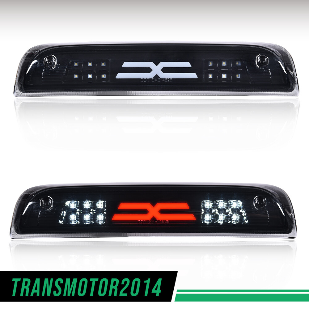 LED Rear Third Brake Light Lamp Black Fit For 14-18 Chevy Silverado GMC Sierra