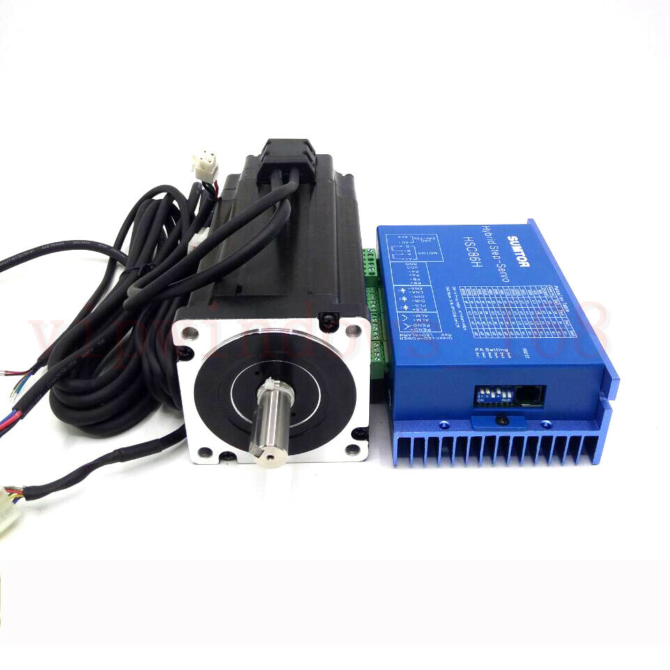NEMA34 8.5NM 6A Closed-loop Stepper Motor Driver Hybrid Servo Kit&Encoder Cable