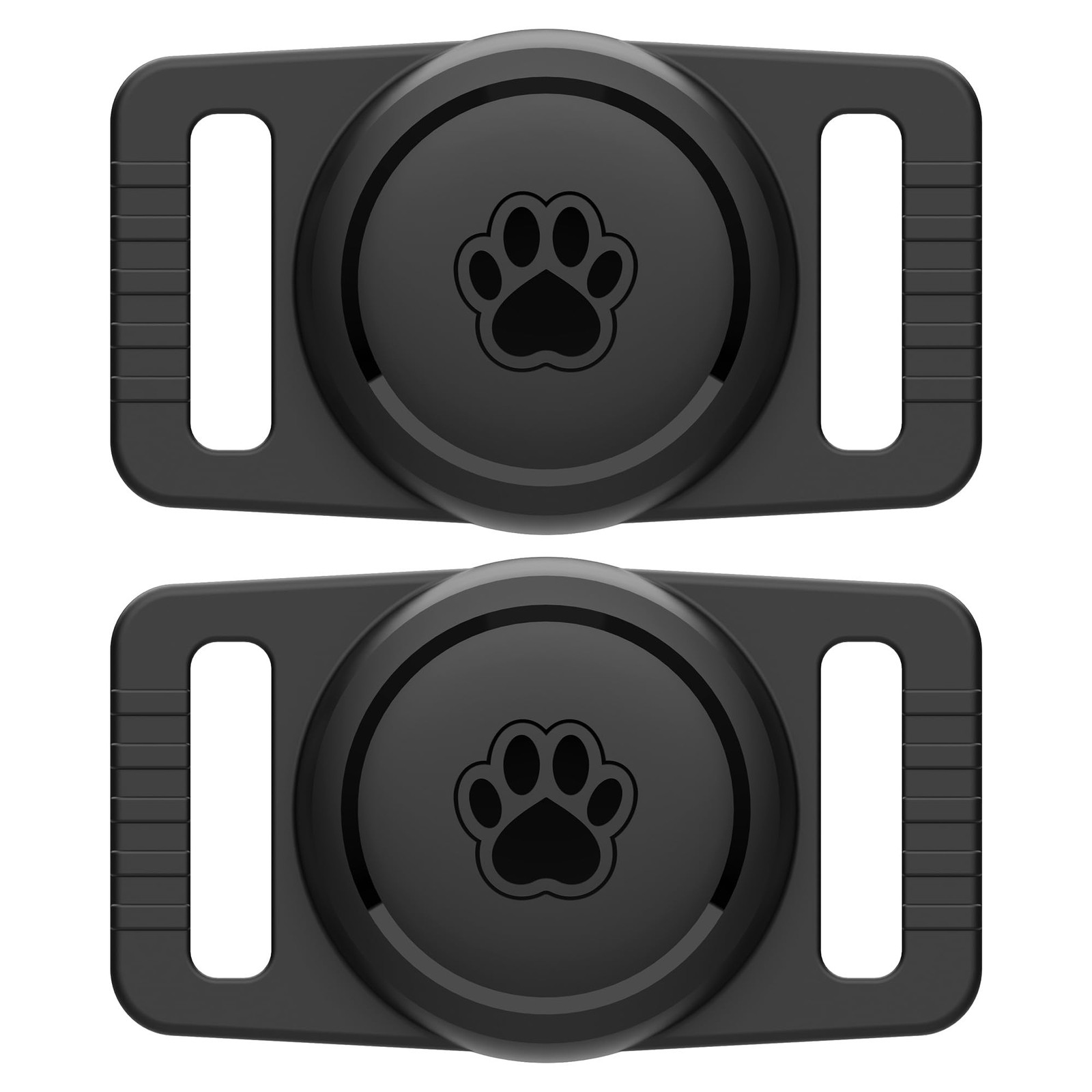 GOCII for Airtag Dog Collar Holder 2 Pack,Waterproof Dog Collar Holder for Apple