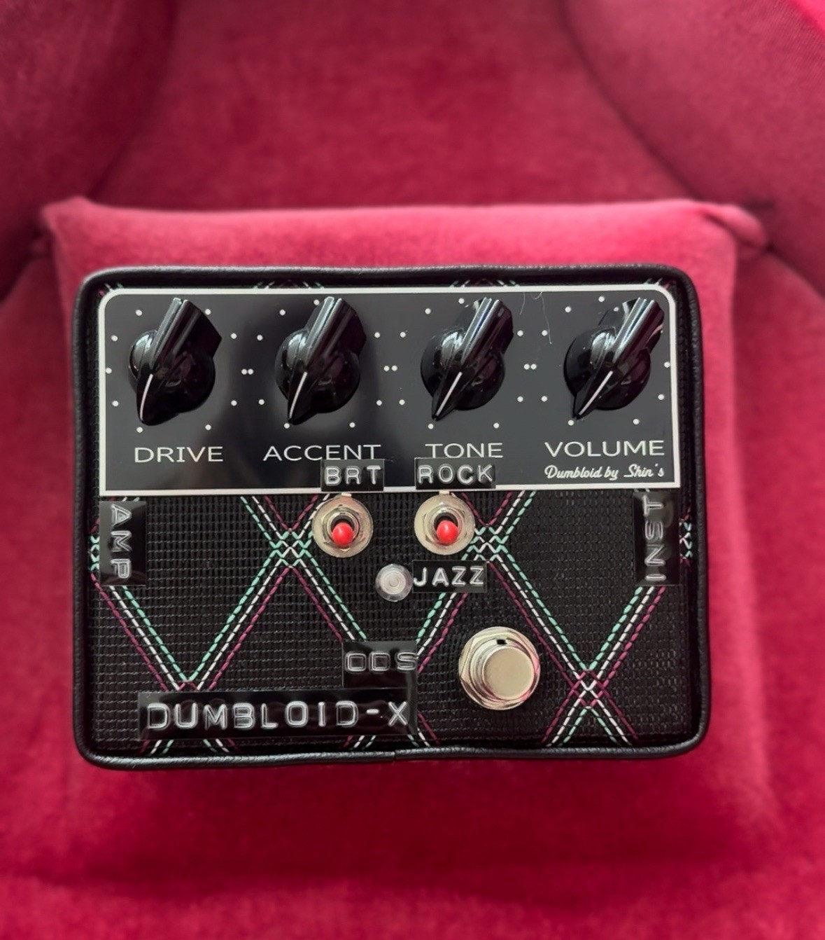 Shin's Music Dumbloid-X Modern Black Distortion Overdrive Pedal XD-045