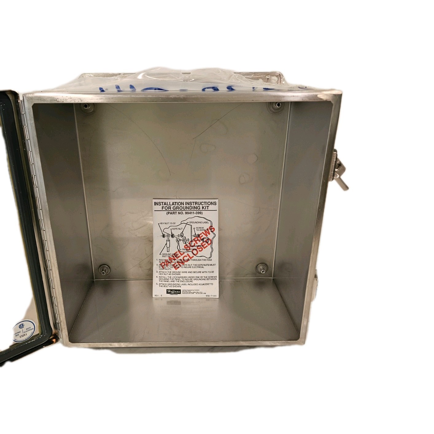 Hoffman A-1212CHNFSS Stainless Junction Box Enclosure