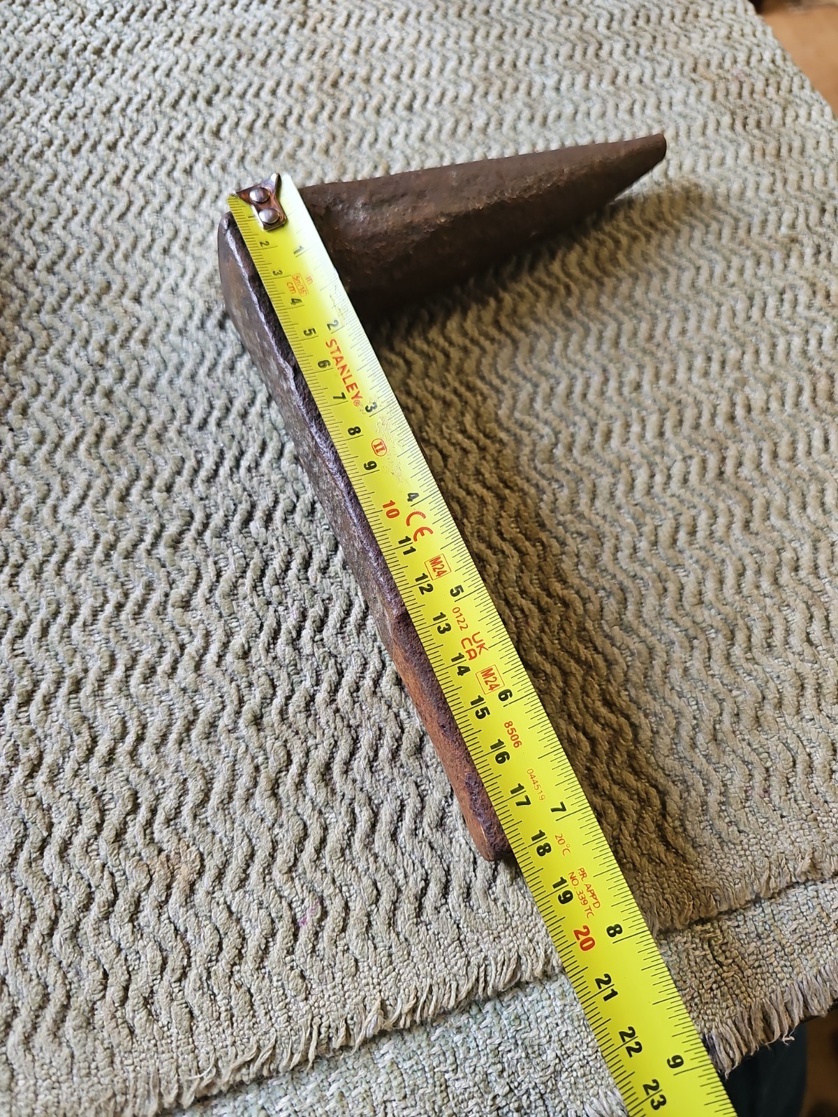 Vintage Blacksmiths Anvil Spike Stake Tool Hardy Hole