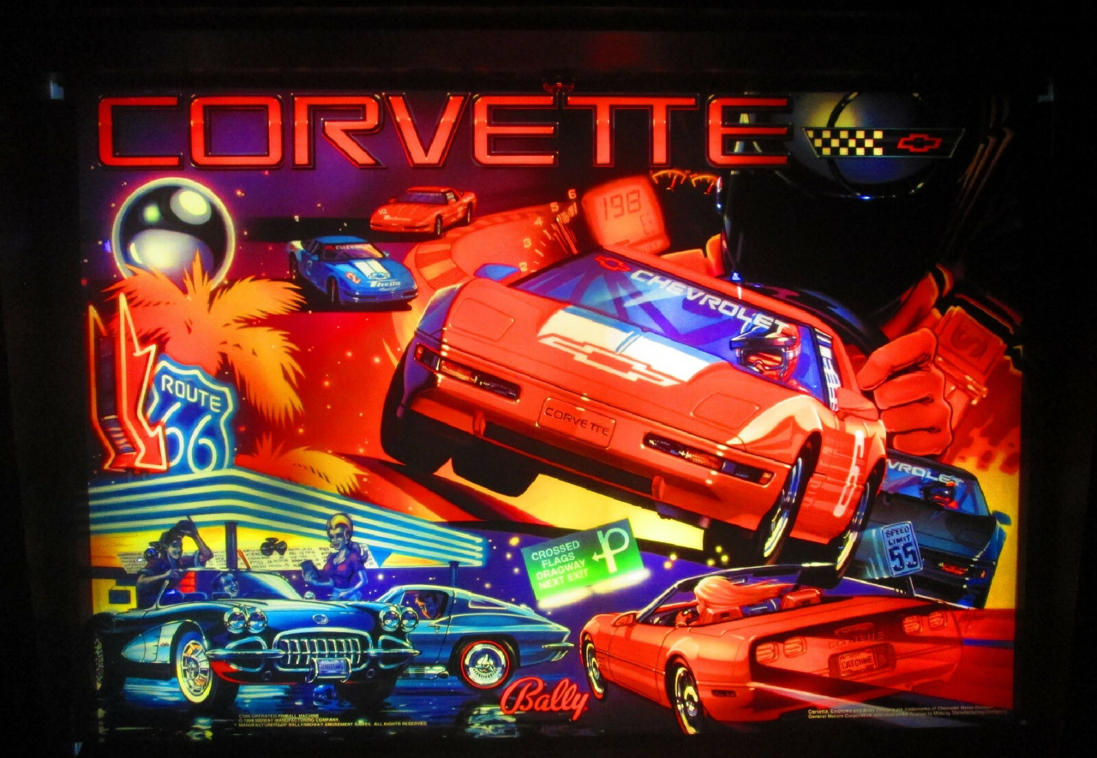 CORVETTE - NON GHOSTING Lighting Kit custom SUPER BRIGHT PINBALL LED KIT