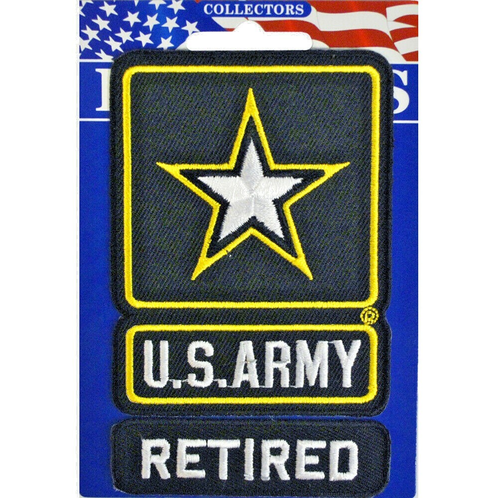 ARMY STAR LOGO (RETIRED) Embroidered Shoulder Patch (2-11/16" X 4-1/8") (0595)