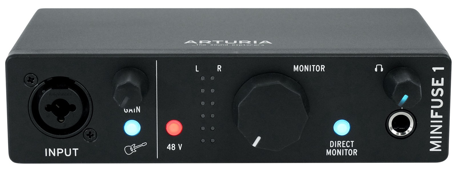 Arturia Minifuse 1 Black Portable Solo Audio USB Recording Interface+Software