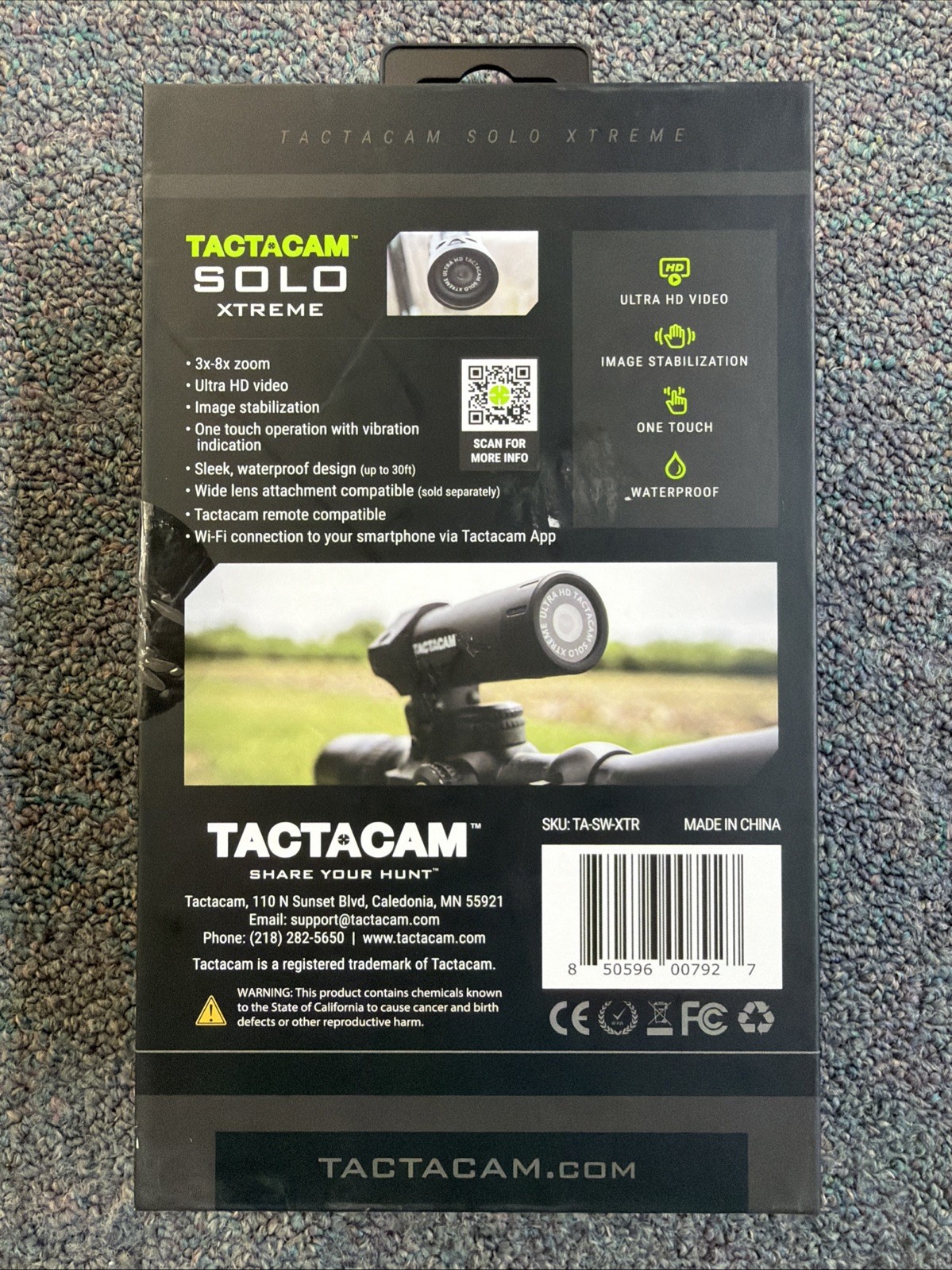 Tactacam Solo Xtreme Trail Camera - TA-SW-XTR