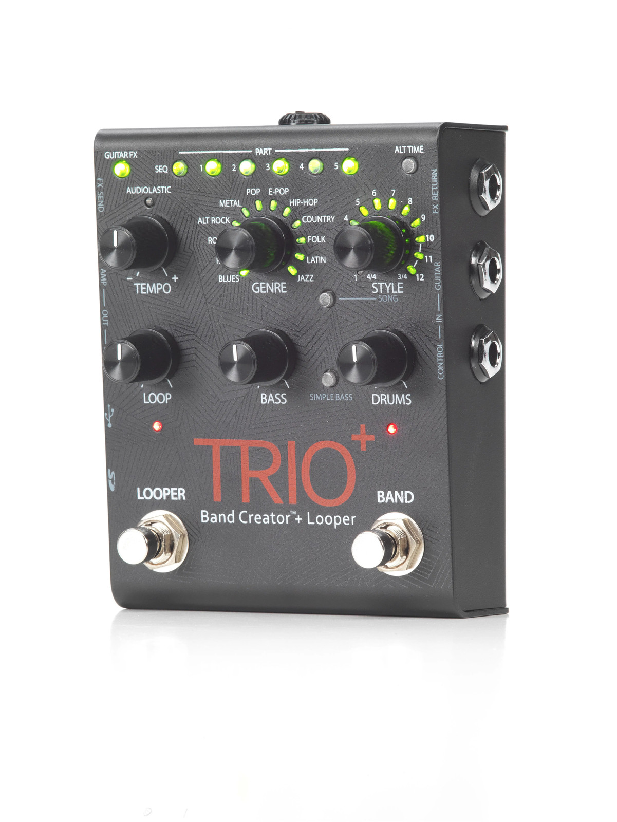 DigiTech Trio Plus Band Creator and Looper Pedal