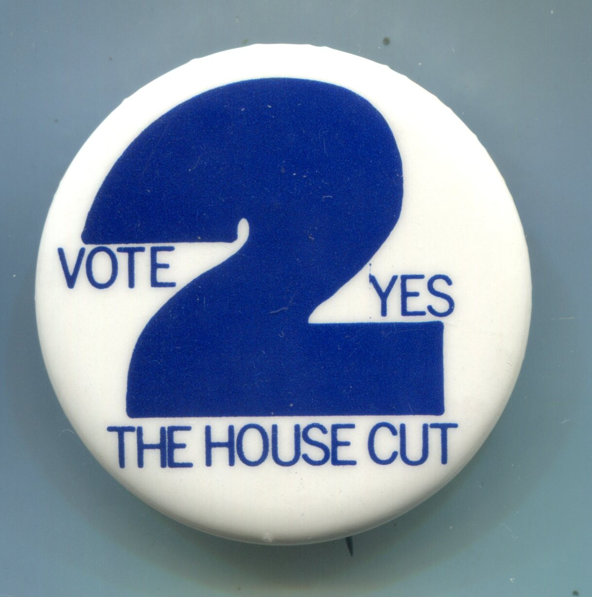 Vote Yes on 2, The House Cut, Mississippi Legislative Reform Pinback Button