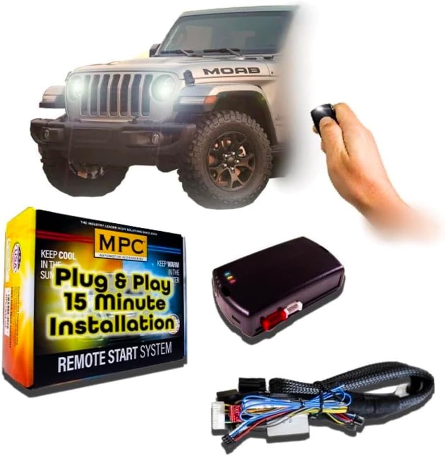 Plug & Play Jeep Wrangler Remote Start Kit 2007-2018 - Fast Install & Support
