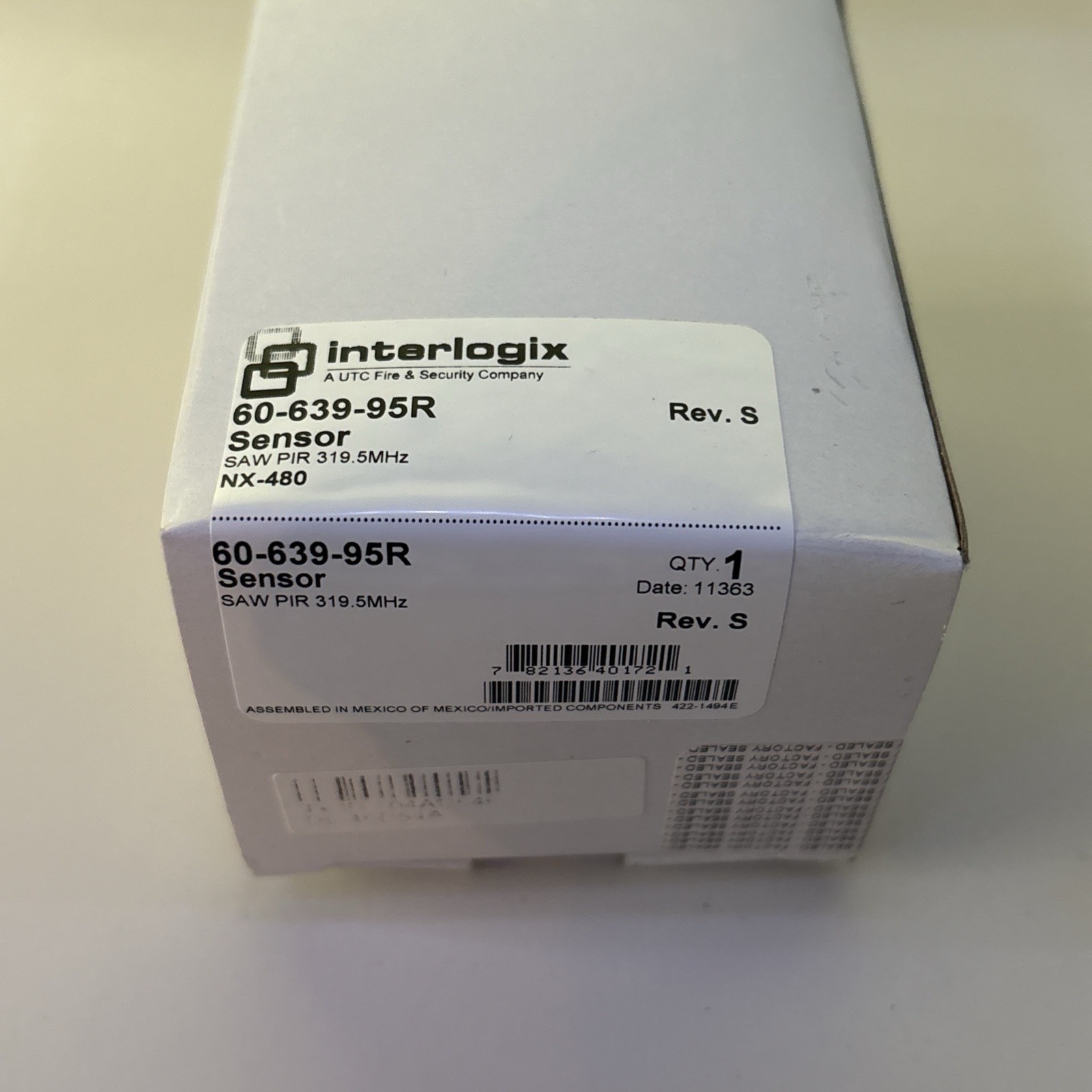 GE Concord 4 Security Panel 80-860-4 Wireless Crystal Package Missing Touchpad