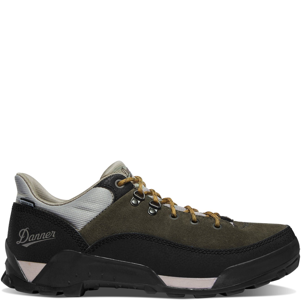 Danner Men's 4" Panorama Low Hiking Shoe Black Olive - 63473, Black Olive