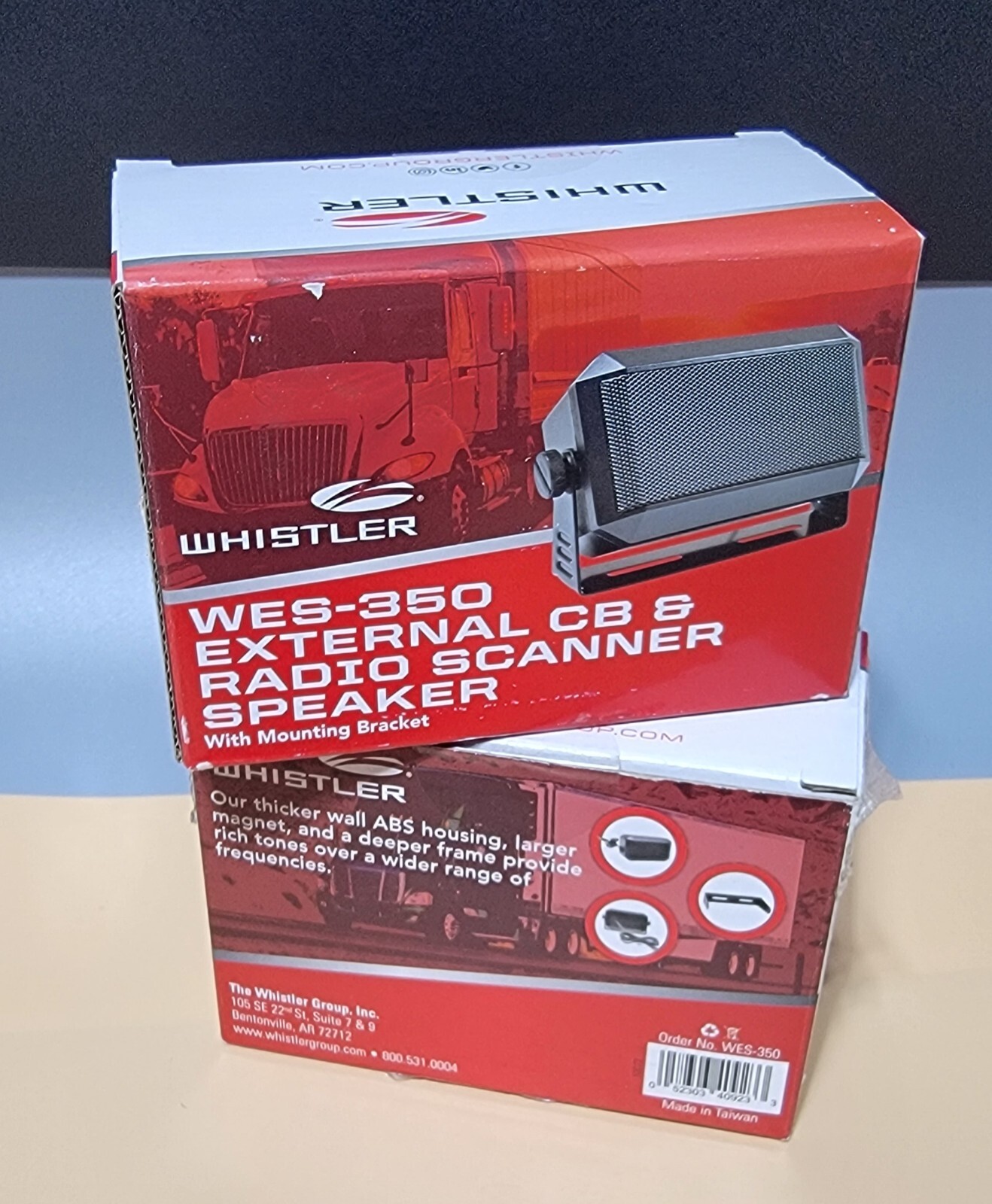 External Speaker For Scanners Whistler WES-350, CB Radios & Receivers (PAIR) NEW