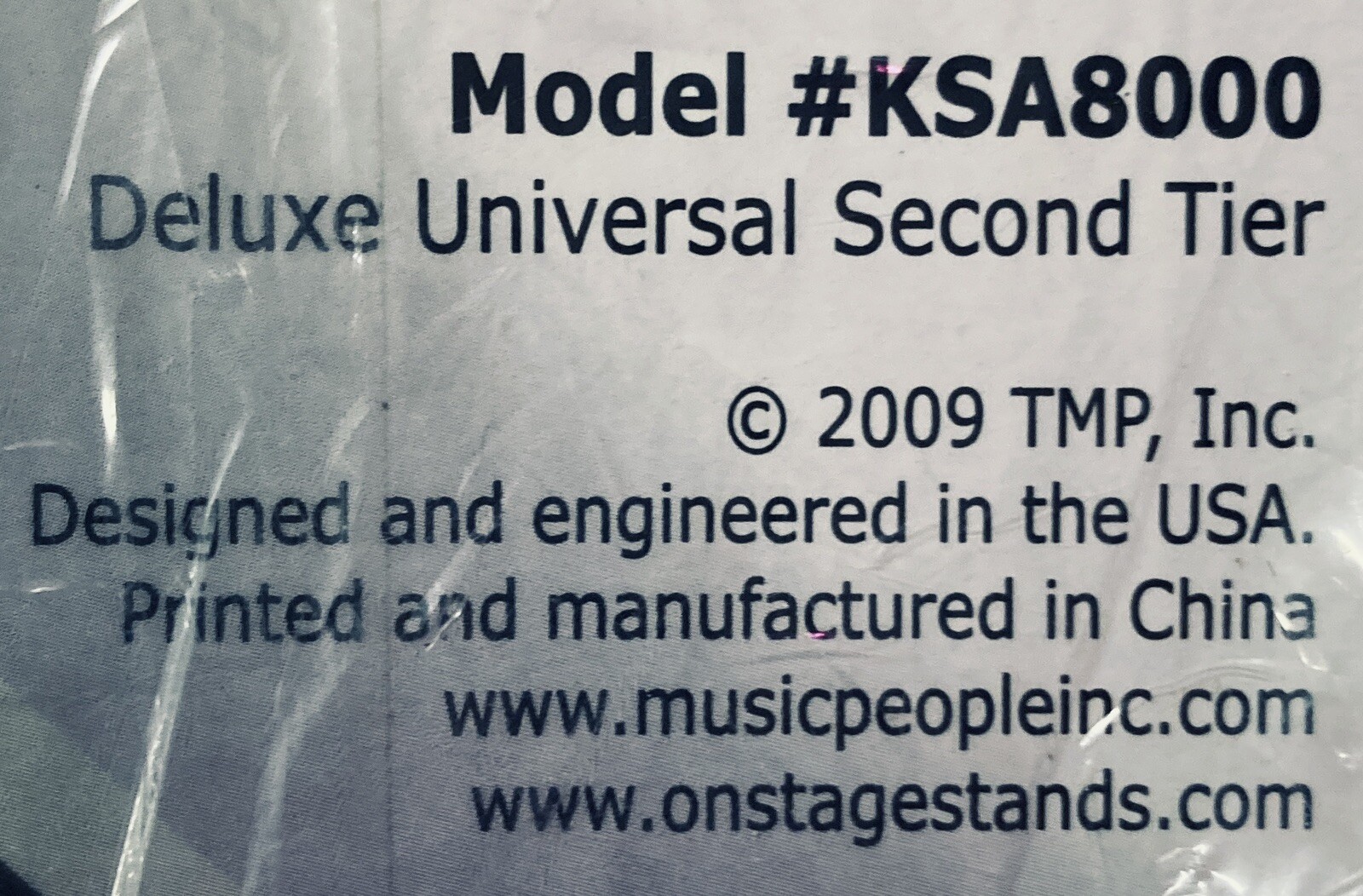 On-Stage Stands KSA8000 Deluxe Universal Second Tier Keyboard Stand