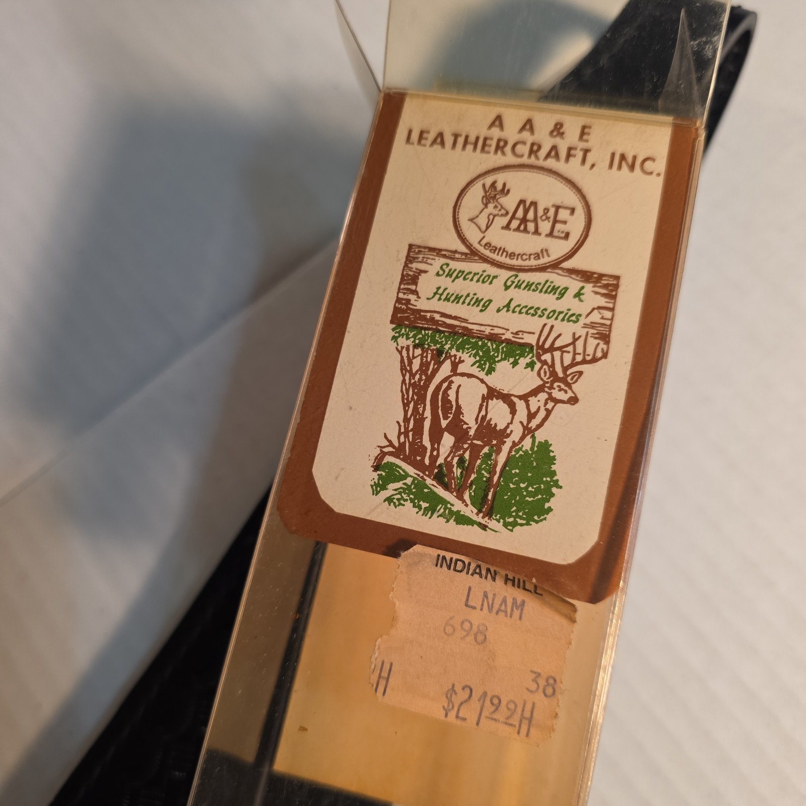 Vintage AA&E Leathercraft Leather Gun Sling 2055