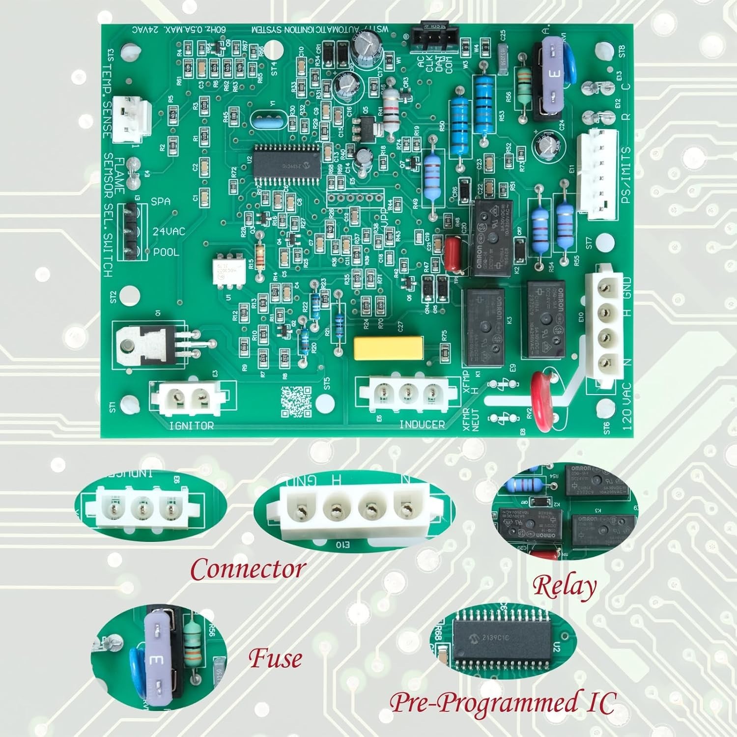 FDXLICB1930 Integrated Control Board Replacement Hayward H-Series