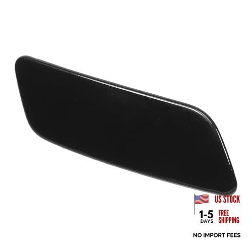 Front Right Bumper Headlight Washer Nozzle Cover Cap Right Side Black